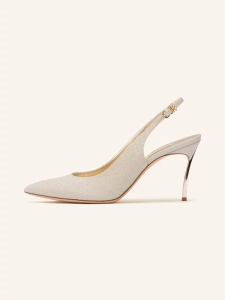 Casadei Czółenka Typu Slingback beige beżowa