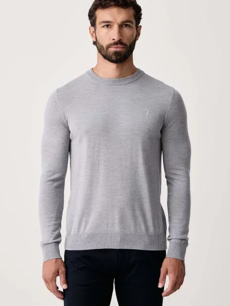 Trussardi pulover pentru bărbați din lână albastru