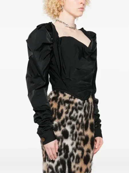 Bluzka Vivienne Westwood z gorsetem czarna