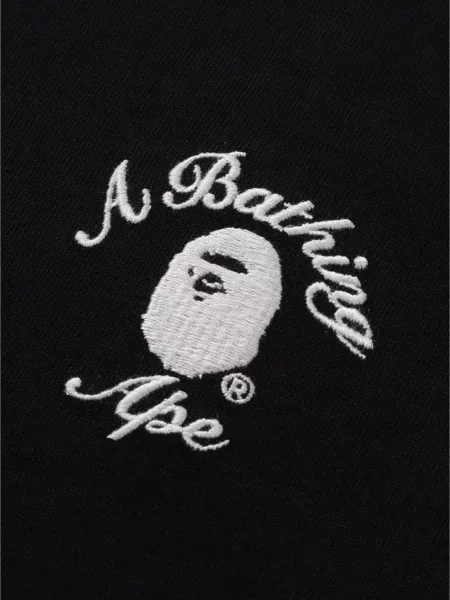 Tricou A Bathing Ape® cu broderie negru