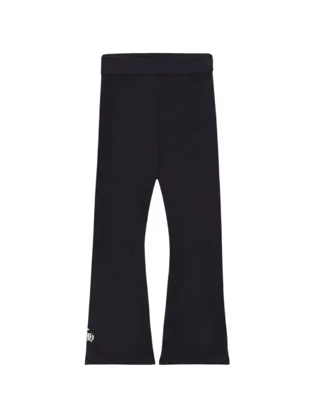Yoga pantaloni Chrome Hearts cu motiv cu inimi cu autograf negru