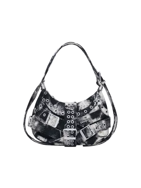 Geanta crossbody Desigual alb