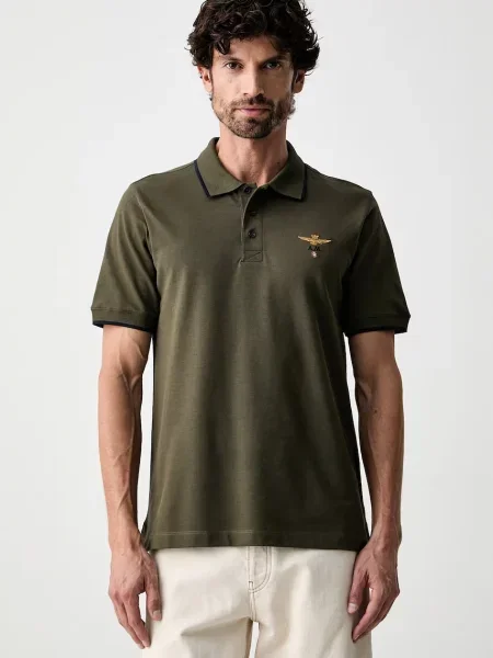 Tricou polo Aeronautica Militare verde