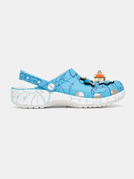 Klapki Crocs Classic Smurfs Clog multicolor niebieskie