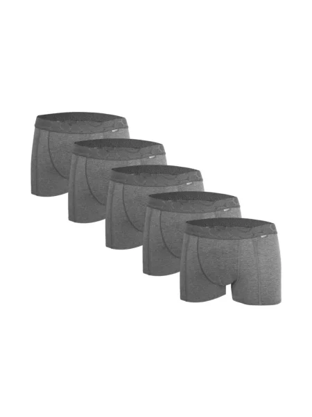 Набір трусів Uniconf темно-сірий/меланж бавовна/еластан сірий