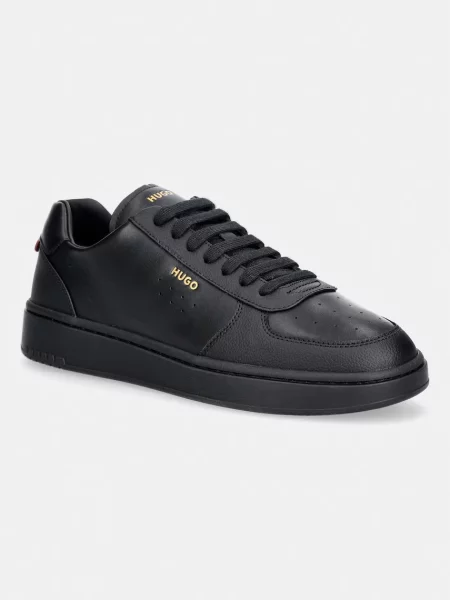 HUGO Neston sneakers pentru bărbați din piele negru