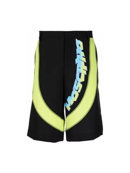 Moherowe szorty Moschino casual czarne