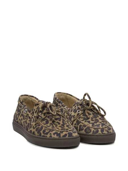 Pantofi loafer Copenhagen cu imagine cu model leopard maro