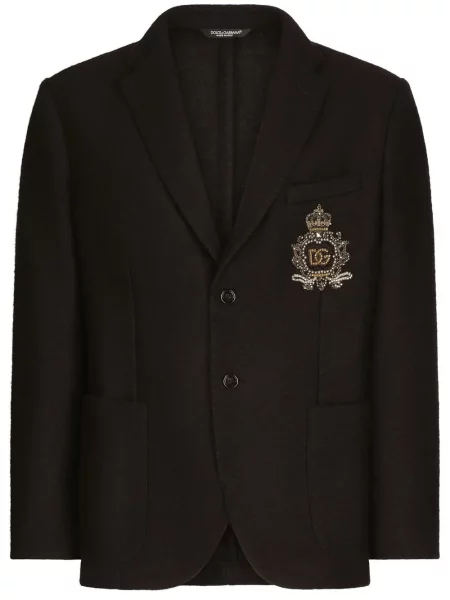 Sacou Dolce & Gabbana cu broderie negru