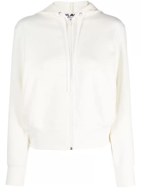 Bluza z kapturem Comme Des Garcons Play biała
