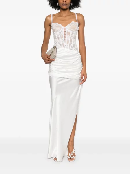 Rochie Giuseppe Di Morabito din satin alb