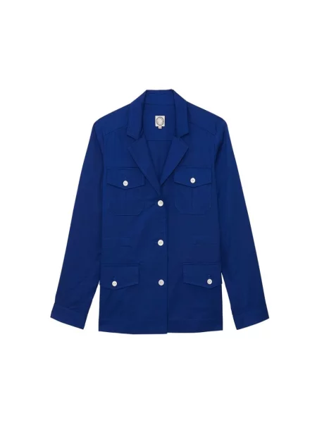 Kurtka Ines De La Fressange Paris safari niebieska