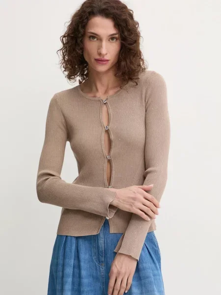 Жилетка Guess EDEN кафяво