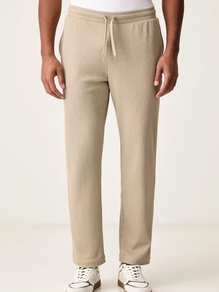 Emporio Armani Underwear loungewear kalhoty s bavlnou béžové