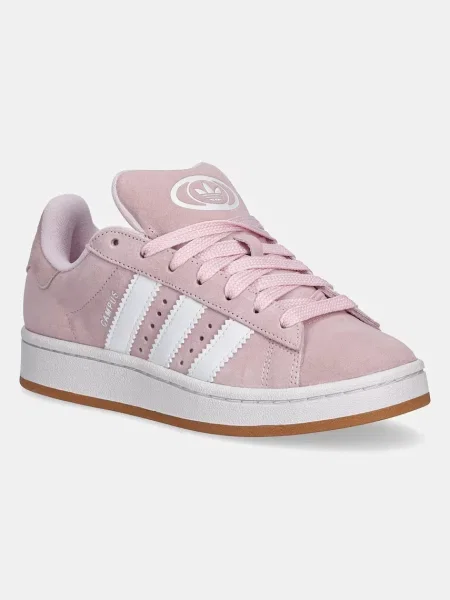 Adidas Originals sneakersy zamszowe CAMPUS różowy białe