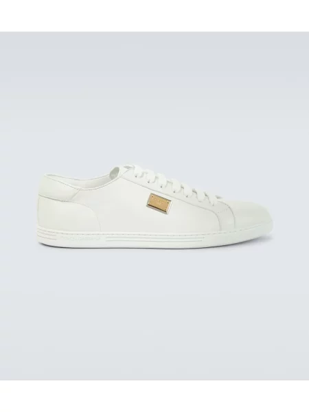 Usnjene superge Dolce&gabbana bela