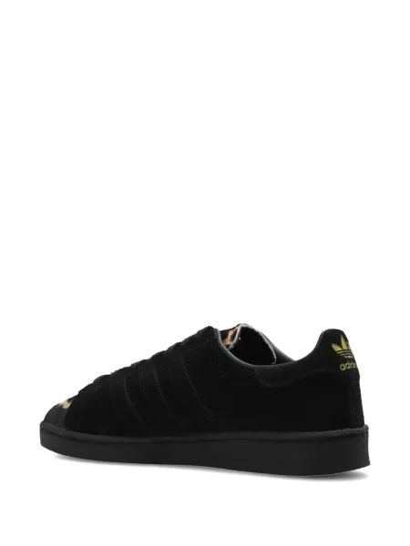 Sneakerși Adidas Spezial cu șireturi din piele cu imagine negru