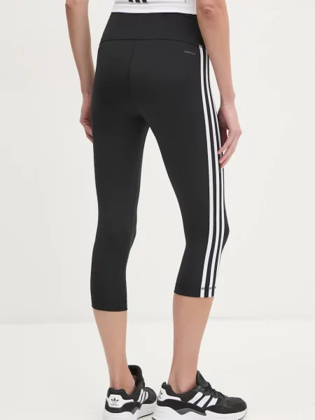 Csíkos ruha Adidas fekete