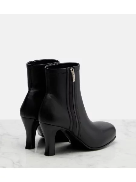 Cizme scurte Loewe din piele negru