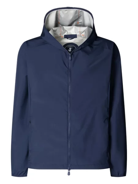 Jachetă cu glugă Save The Duck cu glugă albastru