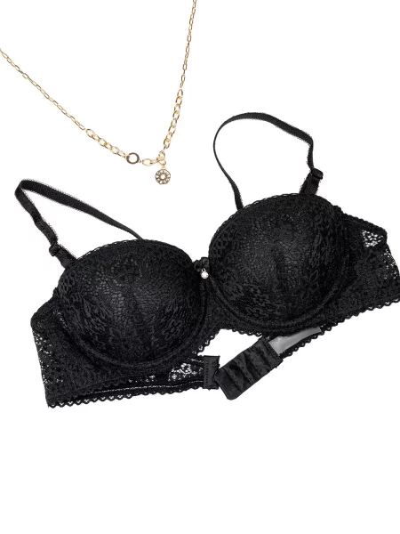 ISSA Plus Бюстгальтер Комбінований верх чорний