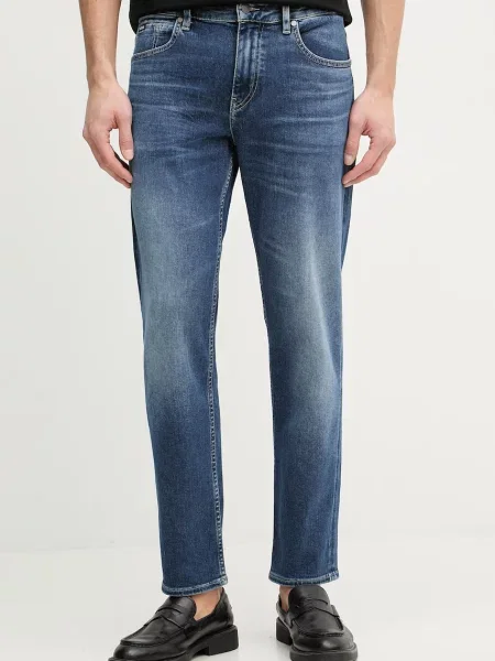 BOSS regularne traperice za muškarce Re.Maine plava