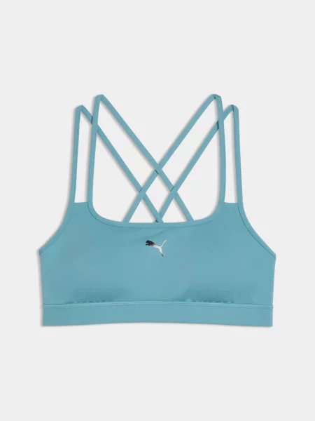 Спортивний топ PUMA Move Strappy Bra Low комбінований верх синій