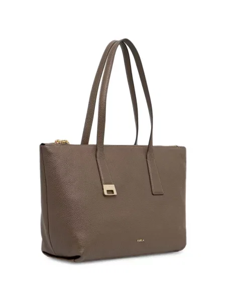 Geantă shopper Furla maro