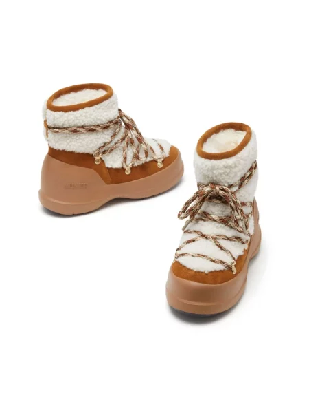 Buty Zimowe Moon Boot Luna Boot Shearling brązowe
