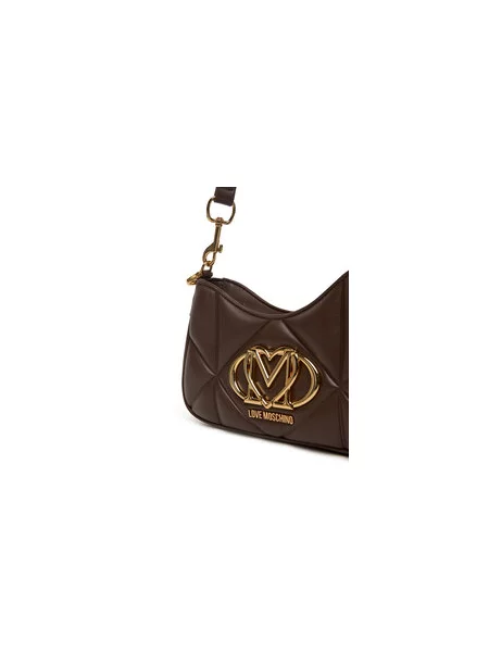 Pisemska torbica Love Moschino rjava