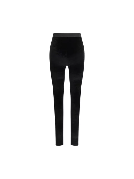 Aksamitne legginsy Tom Ford czarne