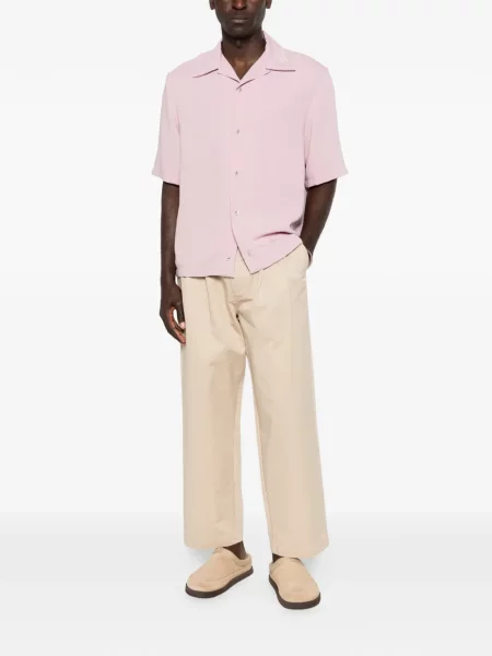 S ovratnikom košulja Amiri ružičasta