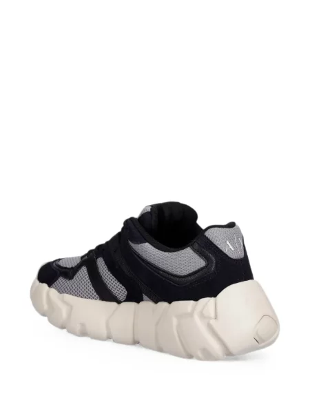 Sneakerși Armani Exchange plasă chunky albastru