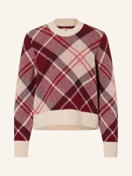 Barbour Sweter Stevie rot beżowy