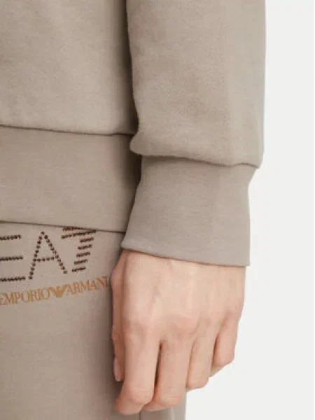 Mikina Emporio Armani béžová