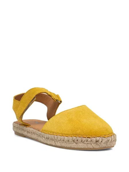 Szarvasbőr pántos espadrilles Fly London sárga