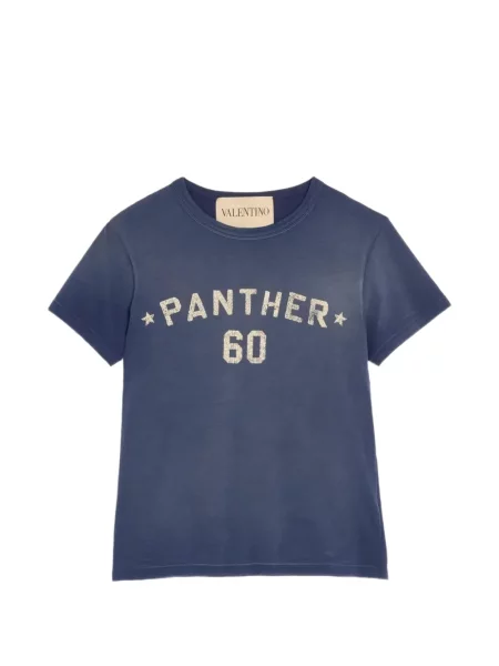 Tricou Valentino Garavani cu imagine albastru