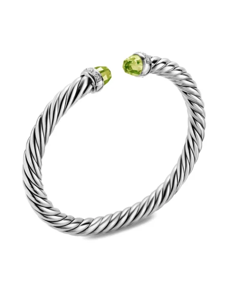 Brăţară David Yurman argintiu