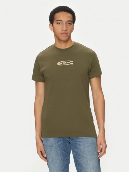 G-Star Raw Póló Old Skool zöld