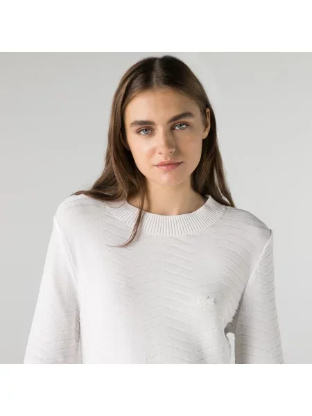 Lacoste светр білий
