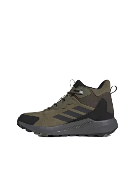 Buty trekkingowe Adidas Terrex Anylander Mid Skórzane zielone