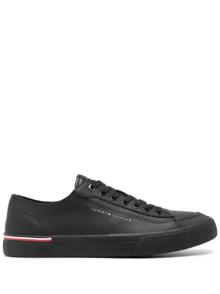 Sneakerși Tommy Hilfiger cu imagine negru