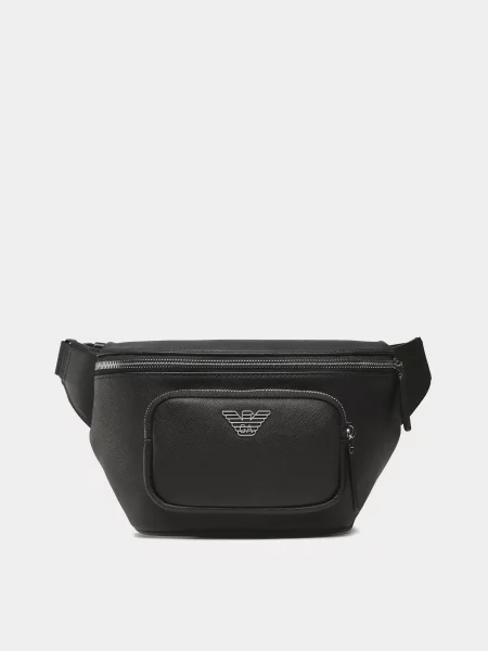 Emporio Armani Поясная сумка Мужское полиэстер чёрный