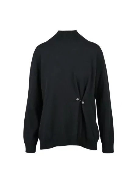 Sweter Fabiana Filippi wełniany czarny