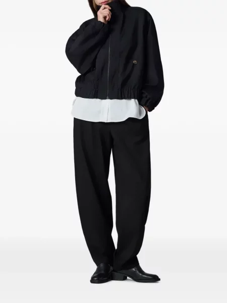 Pantaloni Paul Smith de lână negru