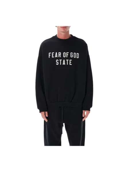 Bluza nierozpinana Fear Of God polarowa retro czarna