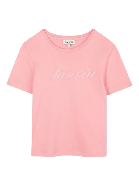 Koszulka dziecięca Lanvin Enfant różowa