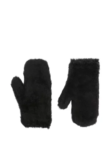 Ursuleț de pluș mănuși Max Mara de lână negru