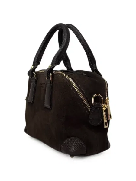 Τσάντα shopper Avenue 67 σουέτ καφέ