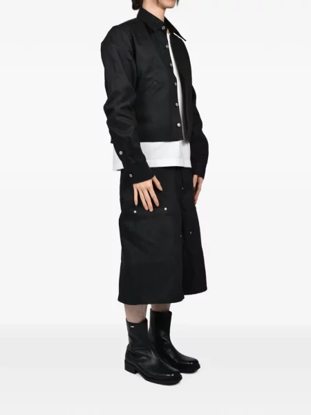 Pantaloni scurți Rivet & Hide negru